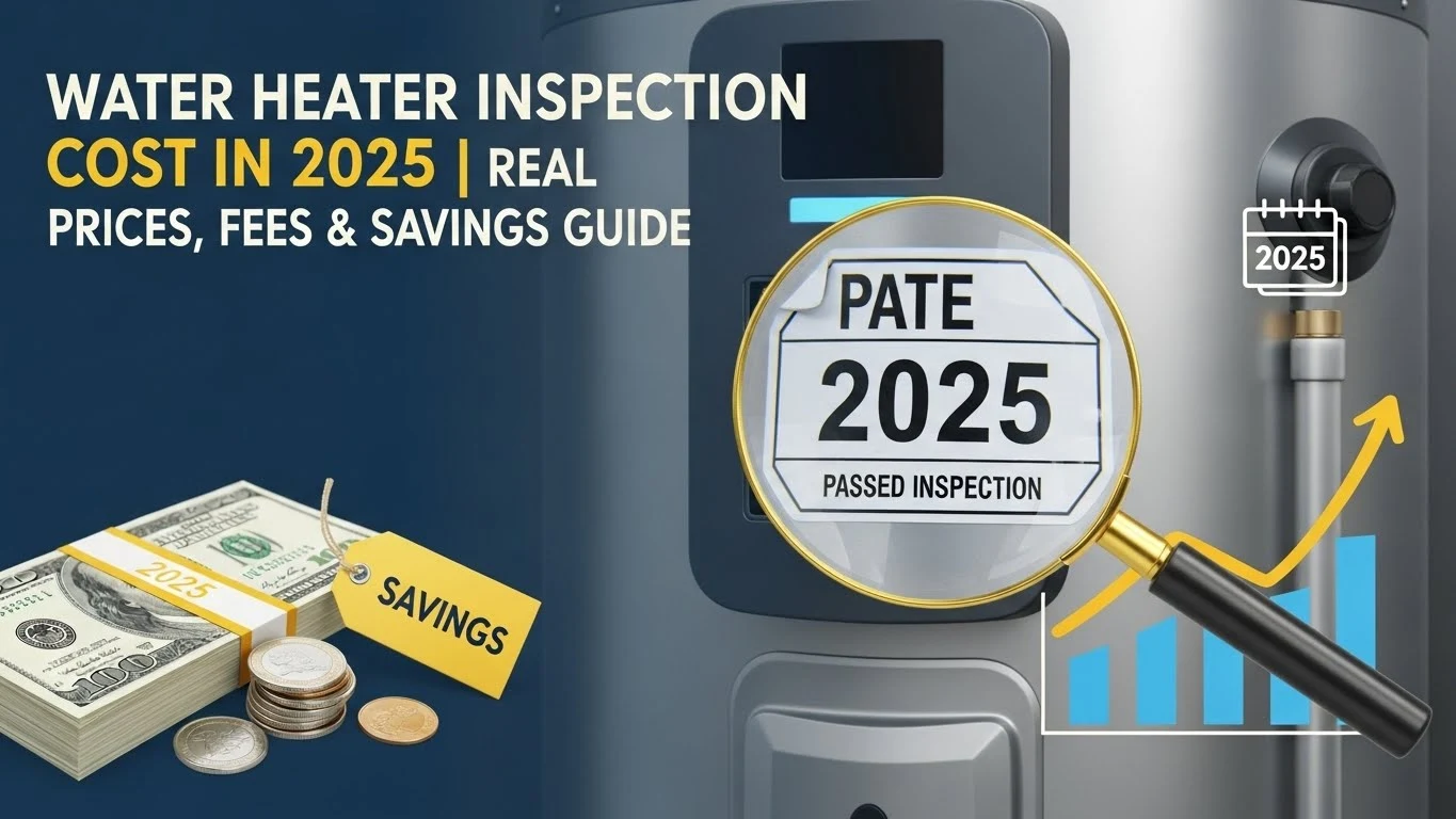 Water Heater Inspection Cost in 2025 | Real Prices, Fees & Savings Guide