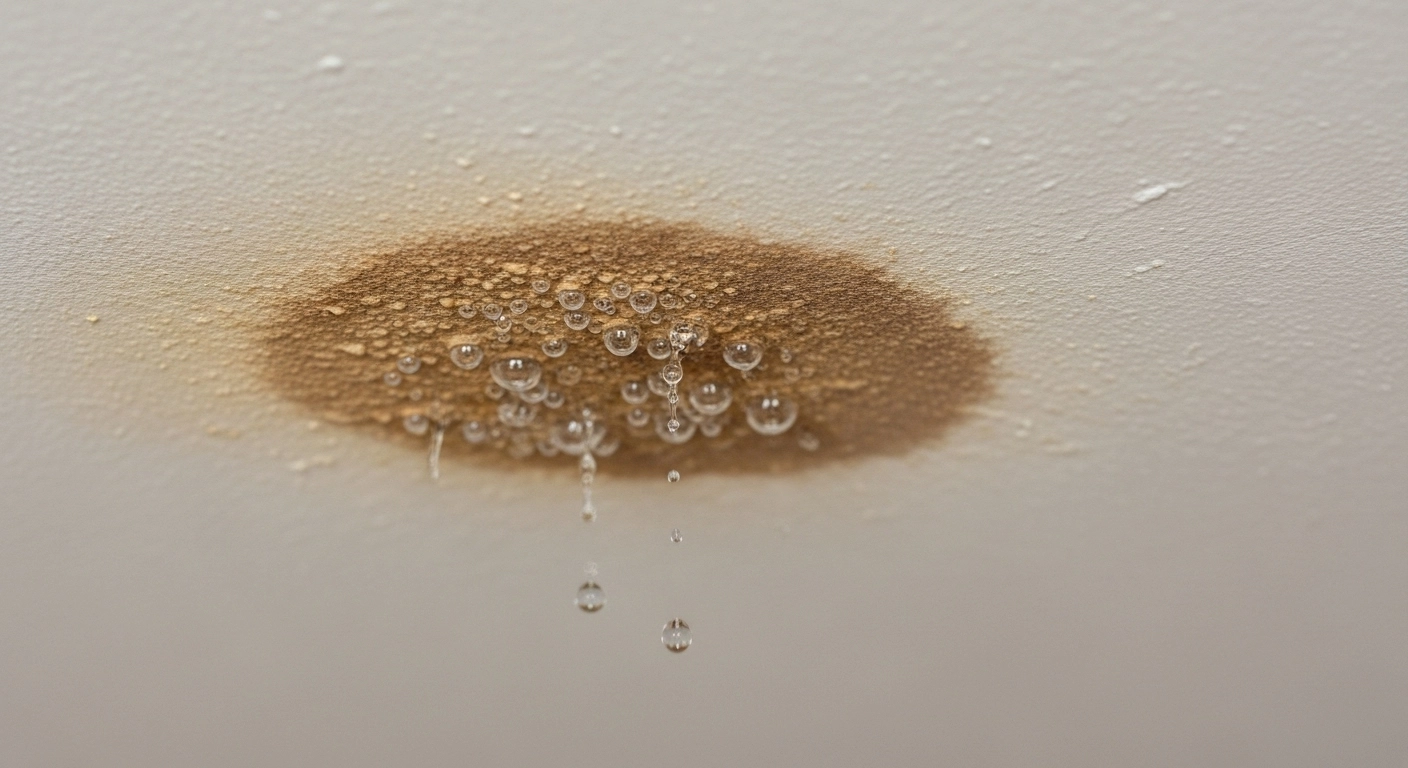 Call for Water Leak in Ceiling Before Structural Damage Spreads