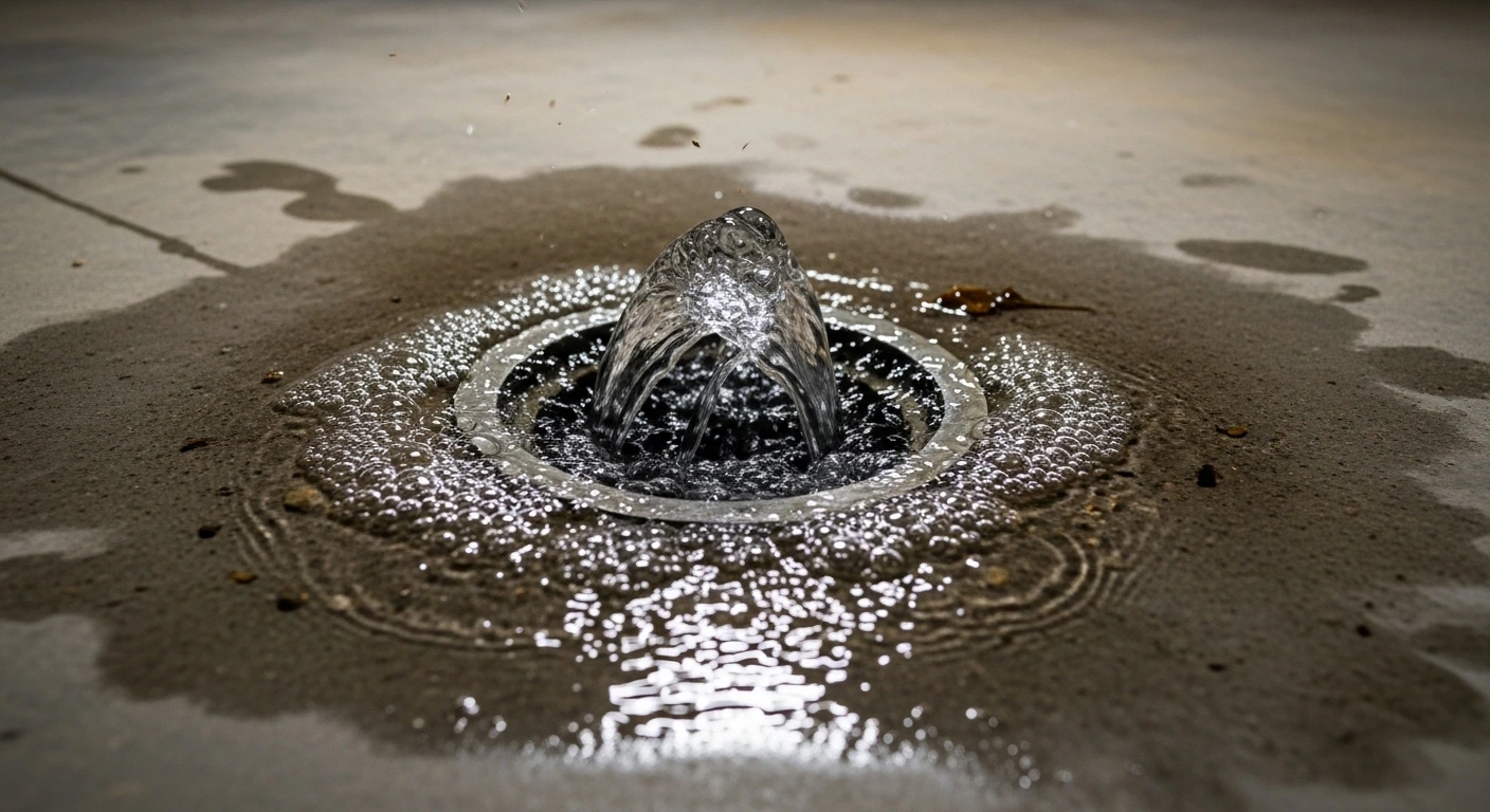 Water Coming Up Through Basement Drain: What It Means and What to Do Next