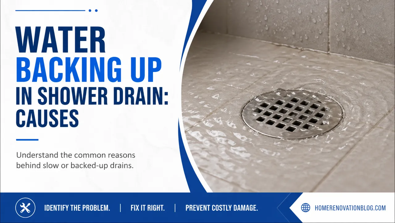 Water Backing Up Into Shower Drain: Causes Most Homeowners Miss