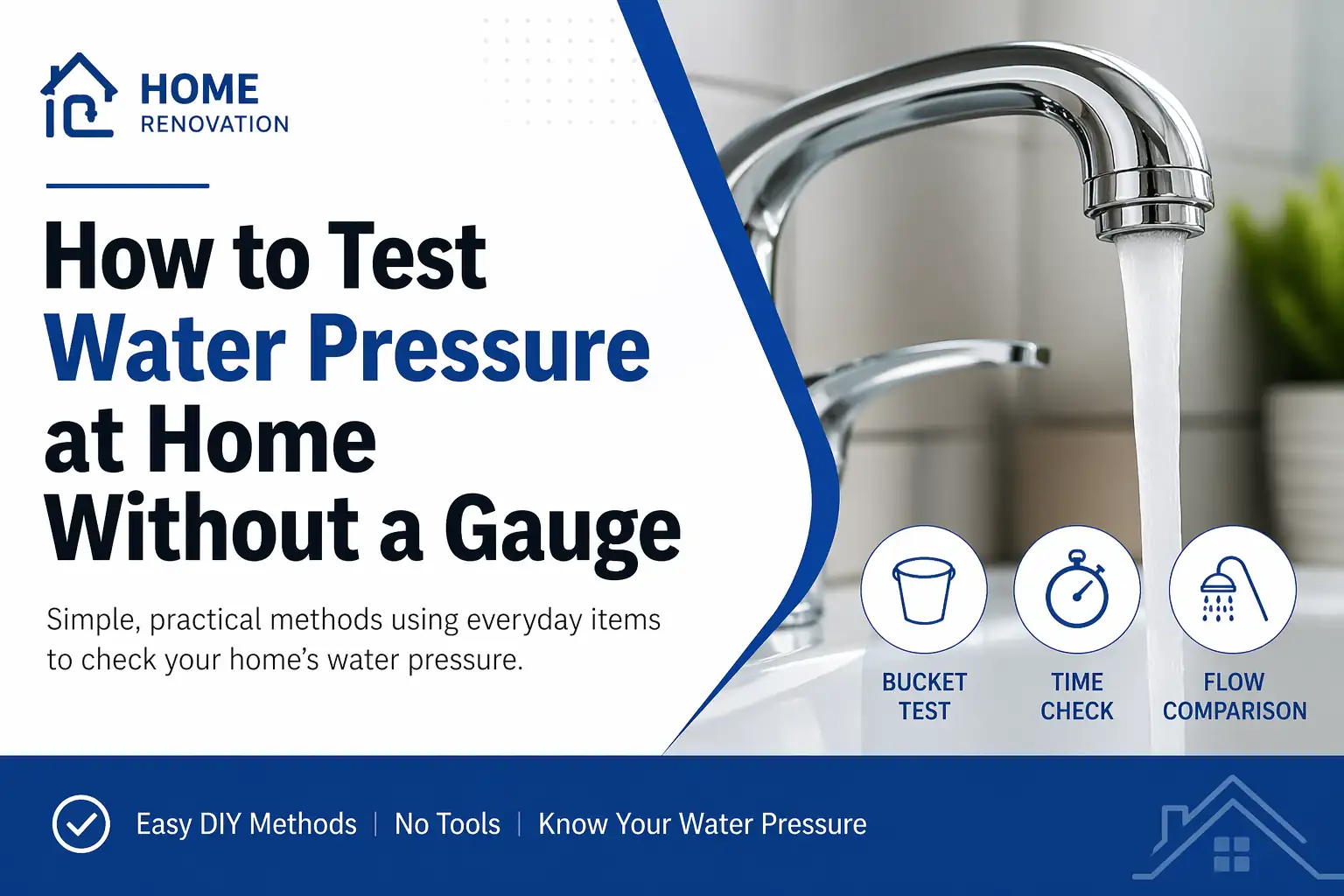 How to Test Water Pressure at Home Without a Gauge-Easy DIY Method