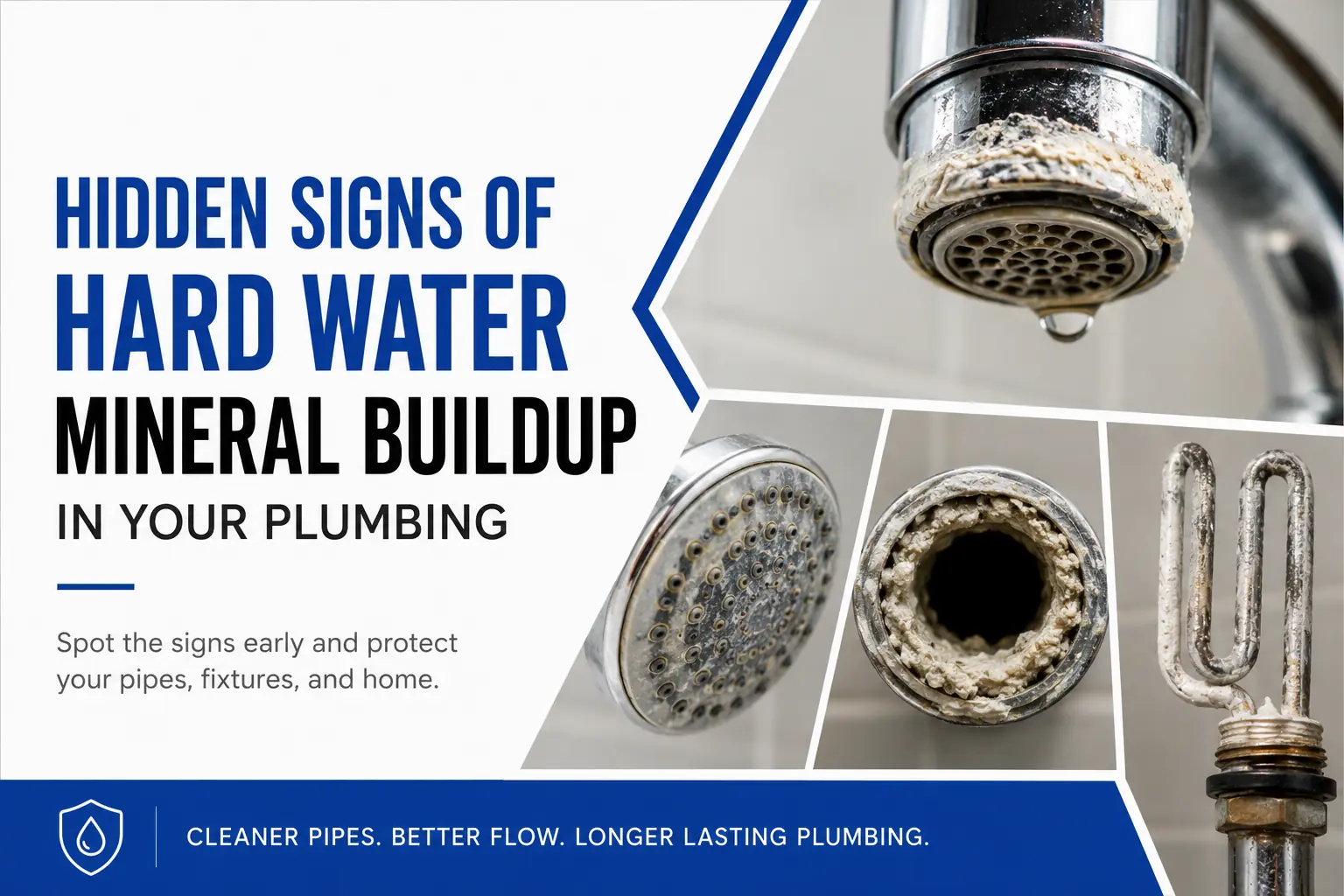 Hidden Signs of Hard Water Mineral Buildup in Your Plumbing